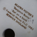 Beswick Beatrix Potter Figurine - Benjamin Bunny Sat On A Bank (Second Version - Head Up) BP3B