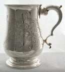 Georgian, George III, Silver Tankard. London 1773 John Dare. 9.2 troy ounces.