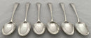 Georgian, George III, Six Silver Tablespoons. London 1783 John Lambe. 12.8 troy ounces.
