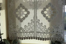 "Victoria" vintage heritage 22”/54” white cotton lace panel