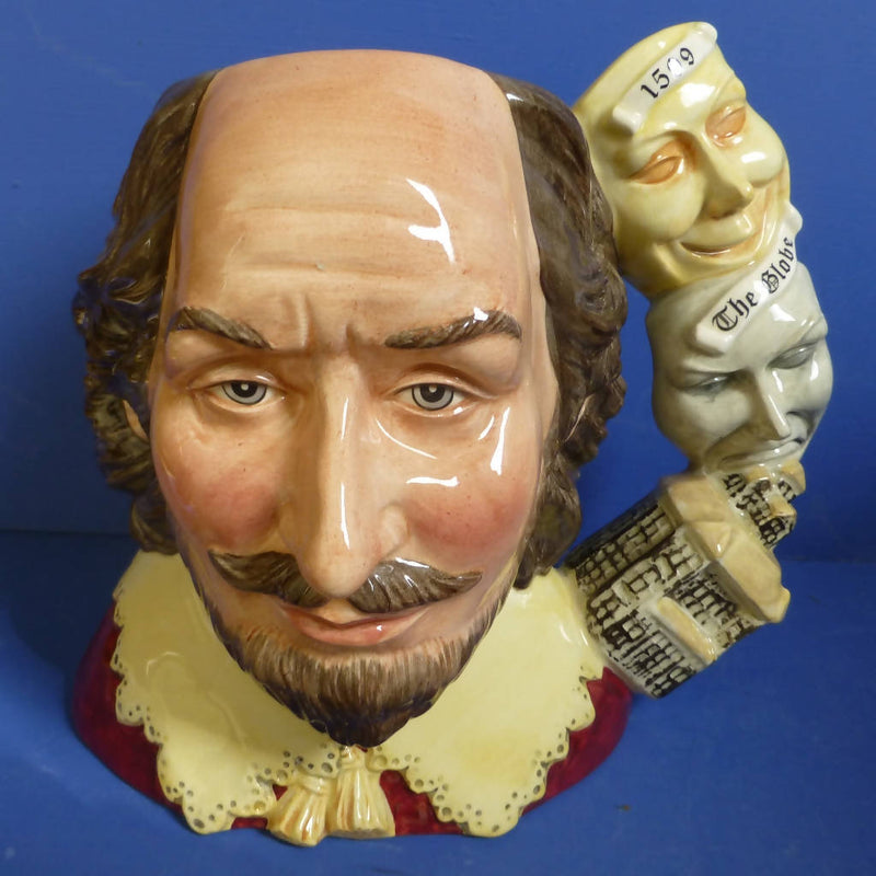Royal Doulton Large Character jug Of The Year 1999 William Shakespeare D7136