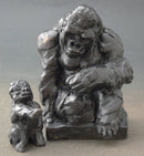 Edward Waites Sculpture, Bronze Gorilla Family