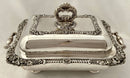 Georgian, George IV, Old Sheffield Plate Entree Dish, Cover & Warming Stand.