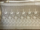 Copy of Cottage Roses Arts and Crafts original lace curtain panel new old stock 100”/35”