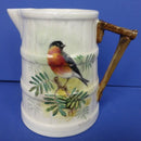 Royal Worcester Barrel Jug Bullfinch signed By William Powell C1935