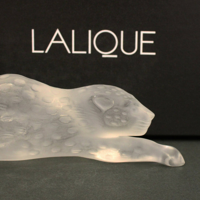 New Lalique: Large "Zeila Panther" sculpture