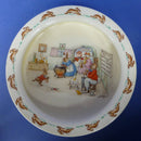 Royal Doulton Large Baby Plate / Oatmeal Signed By Barbara Vernon - Rare Design - Mrs Moppet's Tea Room