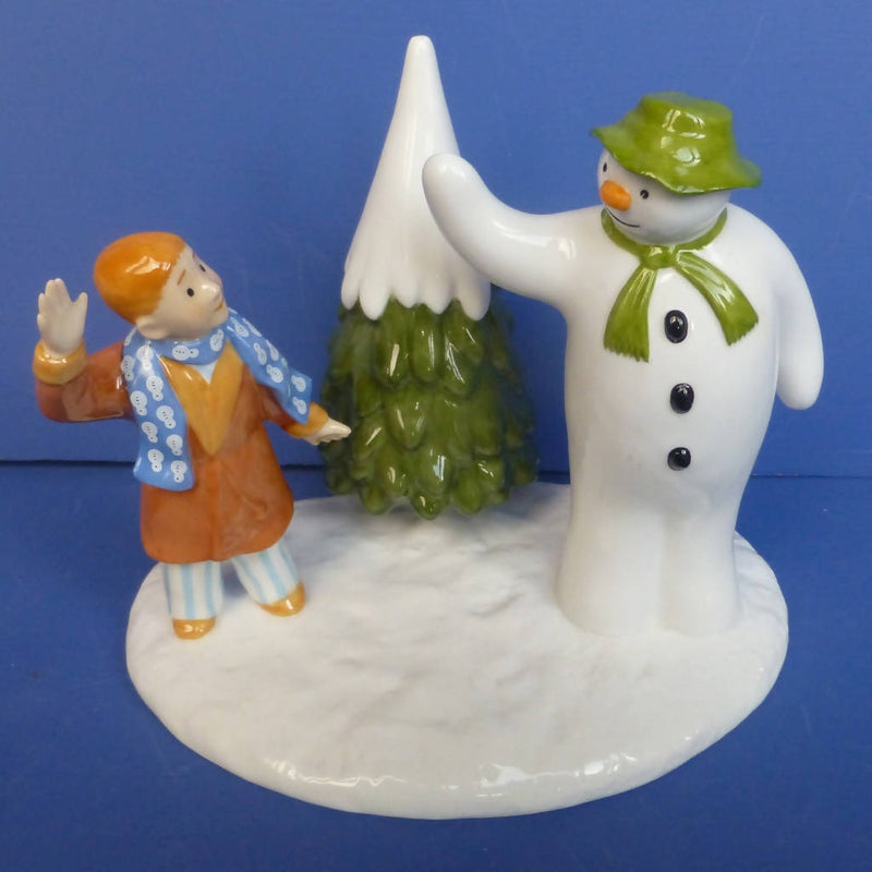Coalport Limited Edition Snowman Figurine - Goodbye My Friend (Boxed)