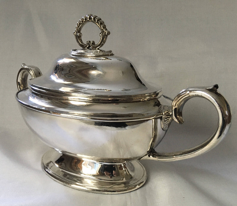 Victorian silver plated presentation soup tureen. Richard Richardson, Sheffield. 1891.