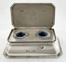 Edwardian, Silver Inkstand. London 1910 Asprey & Co Ltd. 12.6 troy ounces.