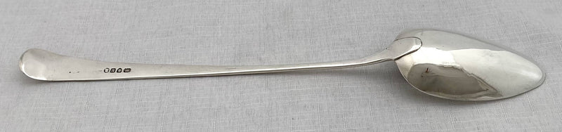 Georgian, George III, Silver Basting Spoon. London 1801. 2.4 troy ounces.