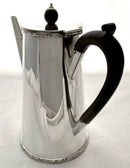 Edwardian Silver Plated Coffee Pot. Asprey & Co. circa 1905.