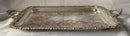 Georgian, George IV period, Sheffield Plated twin handled serving tray. Circa 1830.