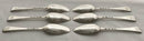 Georgian, George II, Set of Six Silver Hanoverian Pattern Tablespoons. London 1742 Ebenezer Coker. 12 troy ounces.