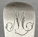 Georgian, George III, Six Silver Teaspoons. London 1804 Godbehere, Wigan & Boult. 2.5 troy ounces.