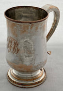 Georgian, George III, Old Sheffield Plate Pint Mug, circa 1780 - 1800.