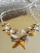 New Marine Life Inspired 925 Sterling Silver Necklace - 18"