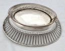 Georgian, George III, Old Sheffield Plate Cake Basket, circa 1780. Gray Family Crest.