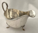 George V Silver Sauce Boat. Sheffield 1929 Walker & Hall. 4.9 troy ounces.
