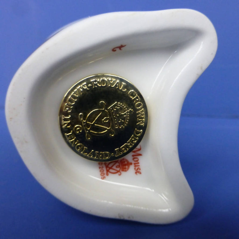 Royal Crown Derby Paperweight Mouse