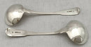 Georgian, George III, Pair of Silver Sauce Ladles. London 1813 Richard Turner. 3.4 troy ounces.