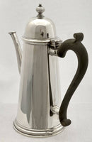 Elizabeth II, Queen Anne Style, Silver Coffee Pot. London 1958 Nayler Brothers. 18 troy ounces.