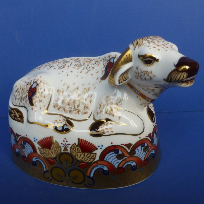 Royal Crown Derby Paperweight Water Buffalo (Boxed)