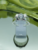 New 925SS Swarovski Zirconia solitaire ring
