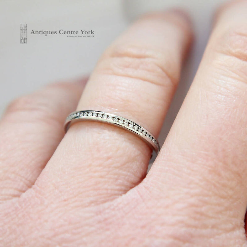 Platinum Diamond Full Eternity Ring