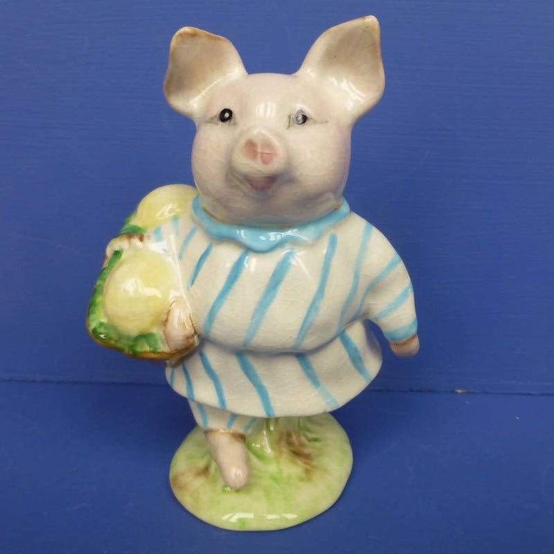 Beswick Beatrix Potter Figurine - Little Pig Robinson Gold Circle Backstamp - BP1A