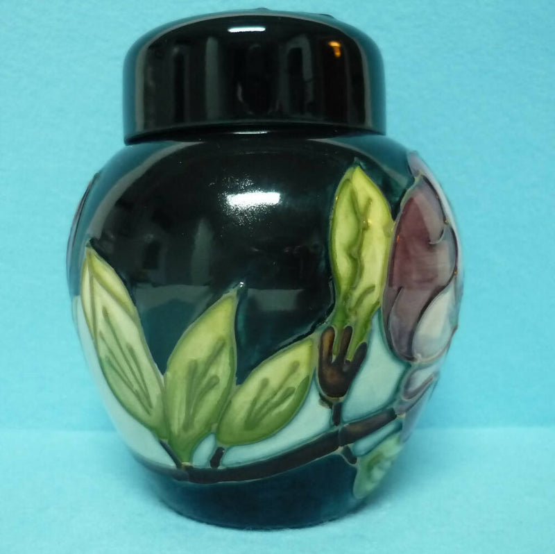 A Moorcroft Ginger Jar in the Magnolia Pattern by Walter Moorcroft