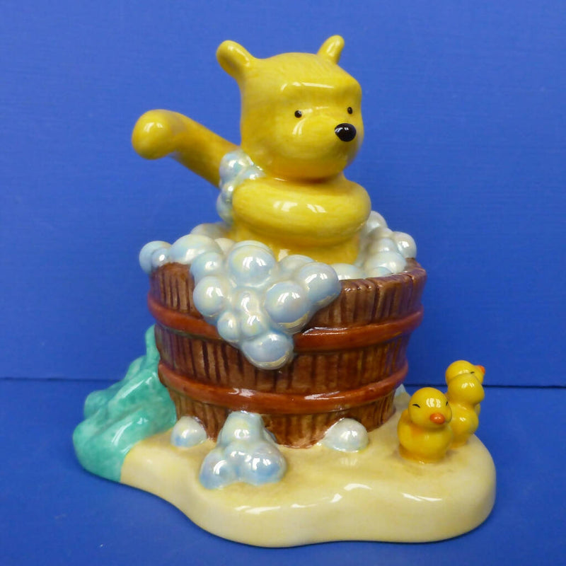 Royal Doulton Winnie The Pooh Figurine - A Clean Bear is a Happy Bear WP51