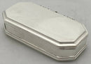 George V Silver Casket. London 1912 Robert Frederick Fox. 7.4 troy ounces.