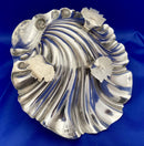 1891 Liberty of London Ornate Silver Plated Shell Dish with Stylised Swan Neck Handle.