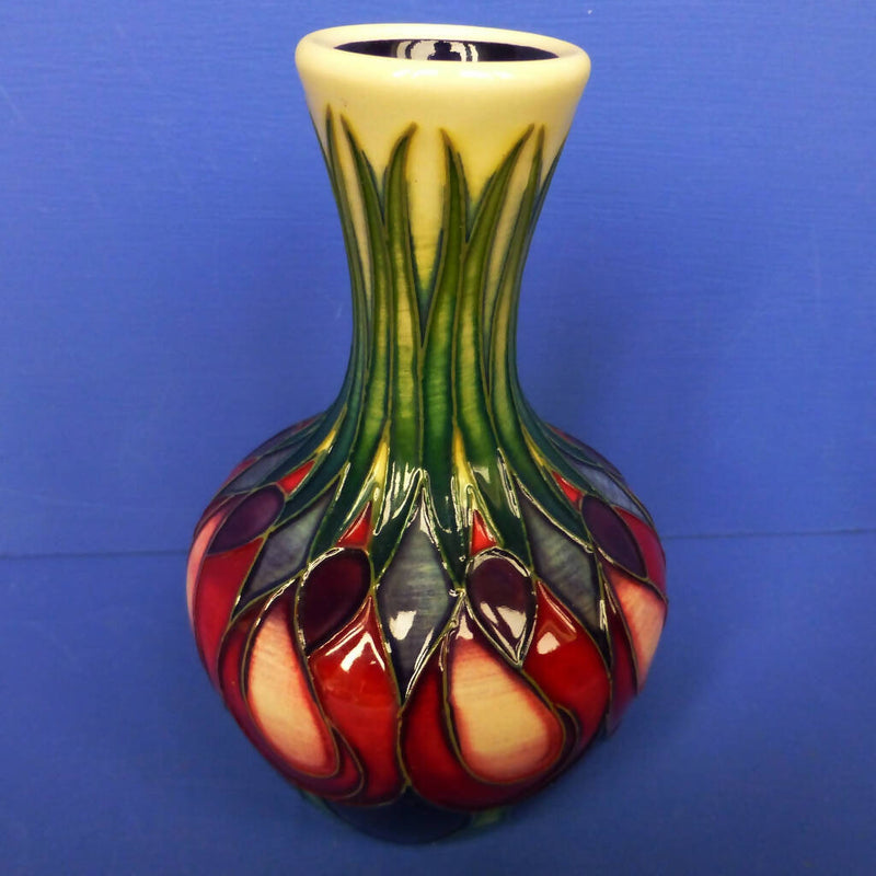 Moorcroft Vase - April Tulip By Emma Bossons (Reserved DB)