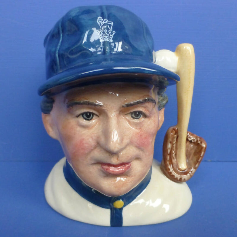 oyal Doulton Small Character Jug - The Baseball Player D6878