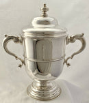 Georgian, George II, Silver Cup & Cover. London 1746 Richard Gurney & Thomas Cook. 77 troy ounces.
