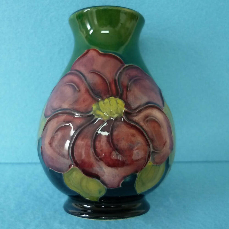 A Moorcroft Vase in the Clematis Pattern by Walter Moorcroft