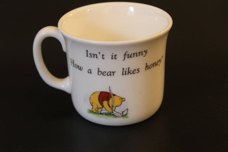 Royal Doulton Winnie the Pooh - "Isn't it Funny How a Bear Likes Honey" Cup/Beaker DISNEY