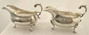 Georgian, George III, Pair of Silver Sauce Boats. London 1760 George Smith. 21.4 troy ounces.