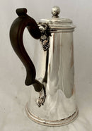 Georgian, George III, Old Sheffield Plate Coffee Pot, circa 1760 - 1780. Crest of Bulkeley.