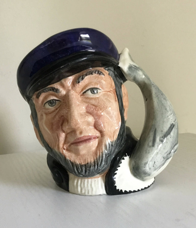 Royal Doulton Captain Ahab character jug. Small version. 10.5 cm