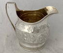 Georgian, George III, Crested Silver Cream Jug. London 1800 Robert & David Hennell. 5.49 troy ounces.