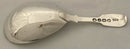 William IV Silver Caddy Spoon. London 1834 William Theobalds. 0.48 troy ounces.