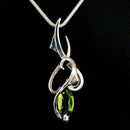 Jake: "Elegant" peridot silver pendant