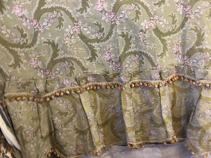 Antique French Chateau Brocade pelmet panel