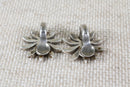 Silver & Marcasite Flower Clip on Earrings