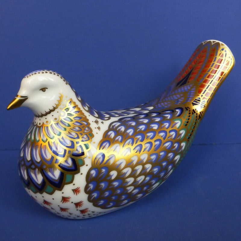 Royal Crown Derby Limited Edition Paperweight - Millenium Dove (Boxed)