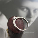 18ct White Gold Diamond Solitaire 0.28ct