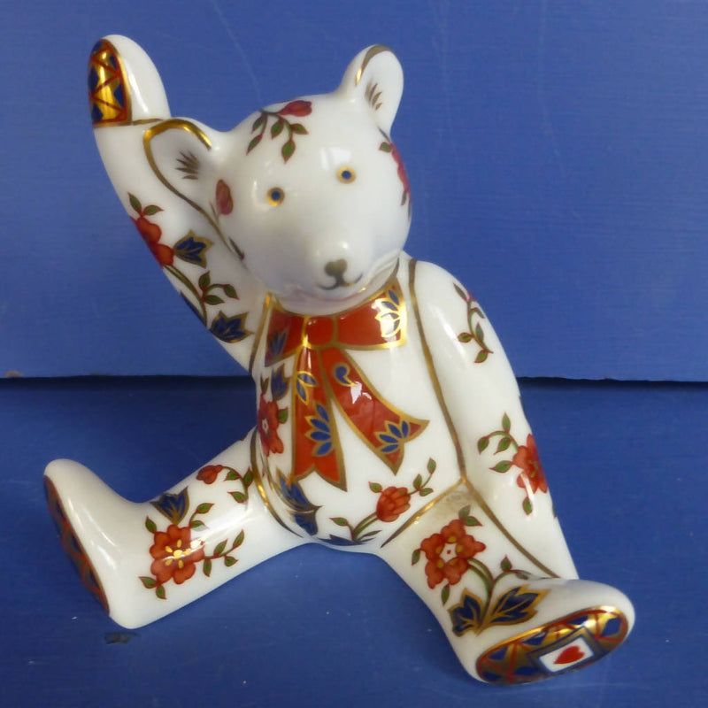 Royal Crown Derby Miniature Bear - Alice